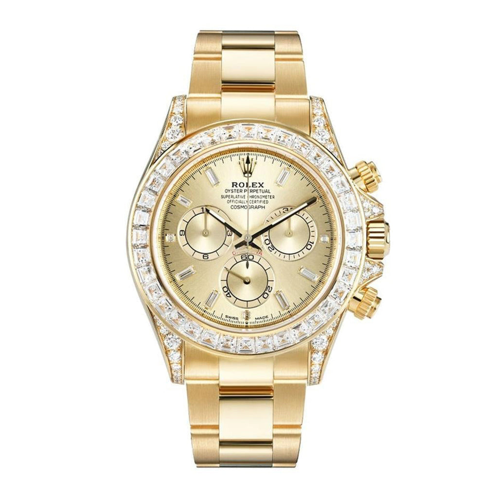 Chronograph Daytona Gold & Diamonds Men'S Watch